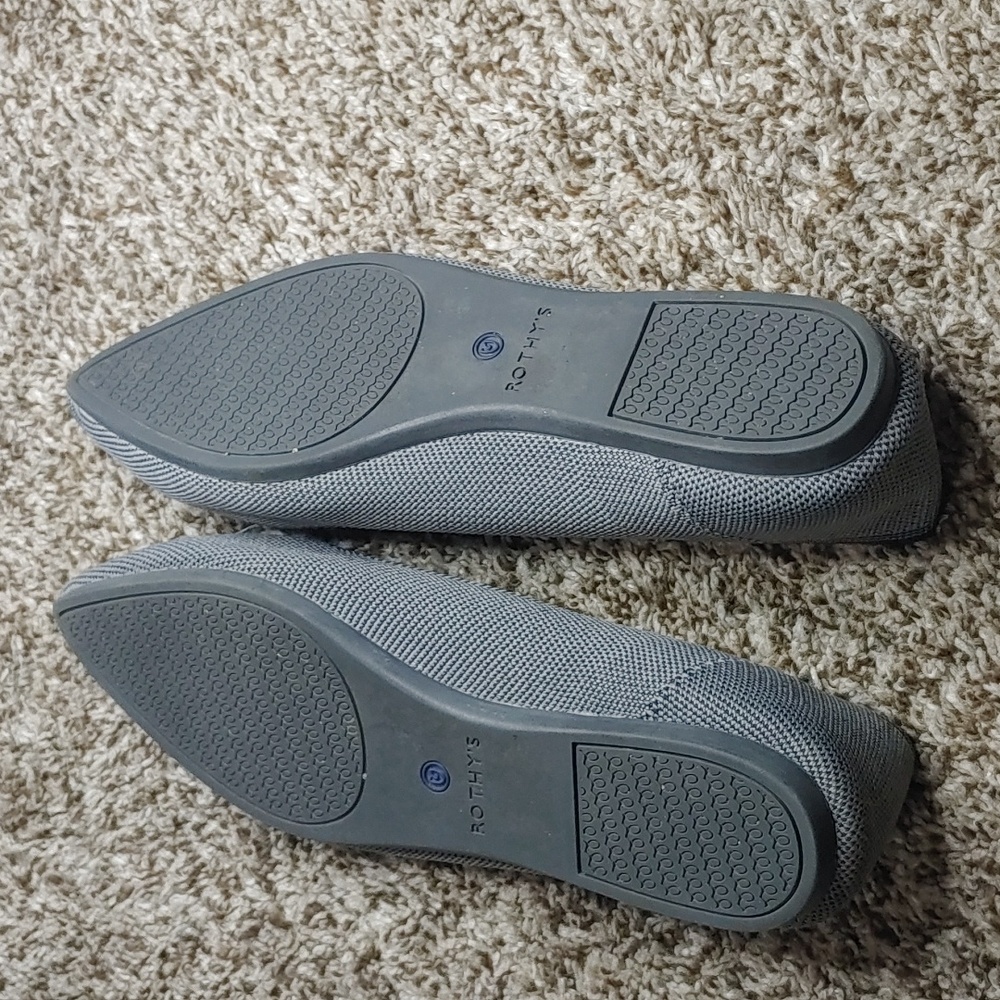 Rothy's Charcoal flats, FREE SHIPPING - Picture 3 of 4
